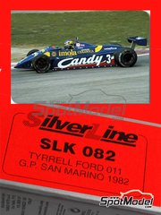 Tameo Kits SLK078: Car scale model kit 1/43 scale - Tyrrell Ford